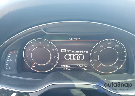 2017 Audi Q7 3.0T Premium from USA, damaged, VIN WA1VAAF75HD034866